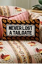view 3 of 3 Never Lost A Tailgate Needlepoint Pillow in 