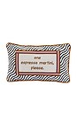 view 1 of 3 Espresso Martini Needlepoint Pillow in 