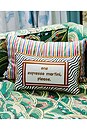 view 3 of 3 Espresso Martini Needlepoint Pillow in 
