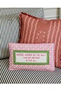 view 3 of 3 Mirror Mirror Needlepoint Pillow in 