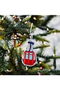 view 2 of 2 Ski Lift Needlepoint Ornament in 