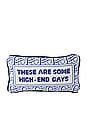 view 1 of 5 High-End Gays Needlepoint Pillow in 