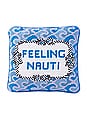 view 1 of 3 Nauti Needlepoint Pillow in 