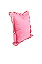 view 3 of 4 FUNDA DE ALMOHADA DARCY SQUARE THROW PILLOW COVER in Light Pink & Cherry