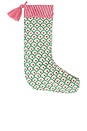 view 1 of 4 Frostine Stocking in Green & Red