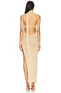 view 4 of 5 Leyana Dress in Gold Sands