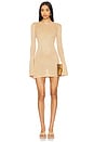 view 1 of 4 Elysia Dress in Gold Sands
