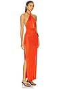view 3 of 4 Asha Dress in Hot Orange