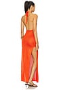 view 4 of 4 Asha Dress in Hot Orange