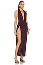 view 2 of 4 ROBE BAYAD in Wine
