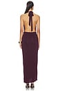 view 4 of 4 ROBE BAYAD in Wine