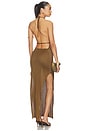 view 4 of 4 ROBE MAXI in Dark Olive