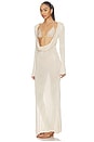view 3 of 4 ROBE MAXI LILA in Shell