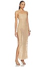 view 1 of 4 VESTIDO SOLARA in Gold Sands