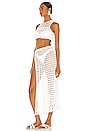 view 3 of 4 Remi Crop Top & Eliana Skirt Set in White