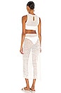 view 4 of 4 Remi Crop Top & Eliana Skirt Set in White