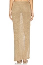view 4 of 6 Zuhana Skirt in Metallic Khaki