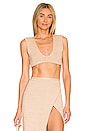 view 1 of 4 Amaris Crop Top in Sand