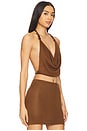 view 2 of 4 Jayla Top in Pecan Brown