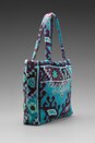 view 3 of 4 Medium Beach Bag in Aztec Blue