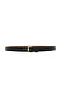 view 1 of 3 CEINTURE BARBARA in Black Crco Leather