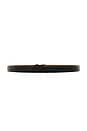 view 2 of 3 CEINTURE BARBARA in Black Crco Leather