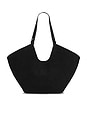 view 1 of 4 Dahlia Tote Bag in Suede Black