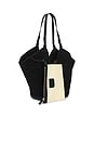 view 3 of 4 Dahlia Tote Bag in Suede Black
