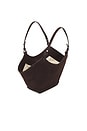 view 4 of 4 Dilba Mini Tote Bag in Suede Chocolate
