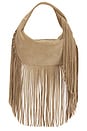 view 1 of 4 Agnes Mini Bag in Suede Sand