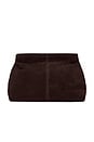 view 2 of 4 Clay Clutch in Suede Chocolate