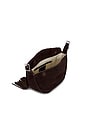 view 4 of 4 Ivy Cross Shoulder Bag in Suede Chocolate
