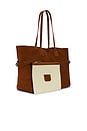view 3 of 4 Lesley Tote Bag in Suede Bourbon