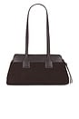 view 2 of 4 Greta Shoulder Bag in Suede Chocolate