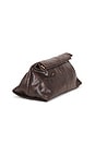 view 4 of 5 Clay Clutch in Chocolate Leather Snake