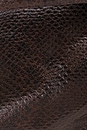 view 6 of 5 Clay Clutch in Chocolate Leather Snake