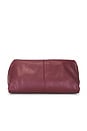view 2 of 4 Clay Clutch in Burgundy Leather