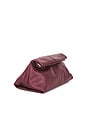 view 3 of 4 Clay Clutch in Burgundy Leather