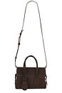 view 1 of 5 MINI-SAC LYDIA in Chocolate Suede