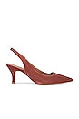 view 1 of 5 Franchesca Slingback Heel in Rust