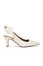 view 1 of 5 Franchesca Bow Slingback Heel in Creme