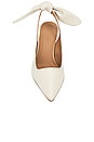 view 4 of 5 Franchesca Bow Slingback Heel in Creme