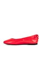 view 5 of 5 バレーフラット in Poppy Red