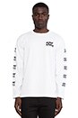 view 1 of 4 X Excel L/S Tee in White