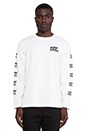 view 4 of 4 X Excel L/S Tee in White