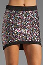 view 4 of 7 Prismatic Sequin Mini Skirt in Black