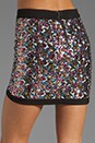 view 6 of 7 Prismatic Sequin Mini Skirt in Black