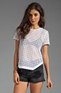 view 2 of 5 Chamber Cut Out Back Shirt in White