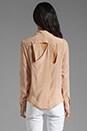 view 2 of 5 Software Hidden Crossover Shirt in Tawny