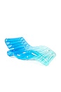 view 1 of 3 Clear Chaise Lounger Floatie in Blue Ombre